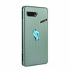 For Asus ROG Phone II Carbon Fiber Texture Horizontal Flip TPU + PC + PU Leather Case with Card Slot(Green)
