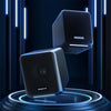 Havit A20 Plus Colorful Ambient Light Wired Computer Audio Stereo Surround Sound Speaker, Style: Black