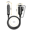 TR-29 Car Cigarette Lighter Extension Cord Male Plug to Female Socket with 16AWG Extender Cable