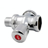 Stool Flush Valve Urinal Delay Valve Hand Press Flush Valve, Style:25 mm Alloy Large