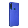 For Alcatel 1SE 2020 Carbon Fiber Texture Horizontal Flip TPU + PC + PU Leather Case with Card Slot(Blue)