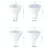 LED Light Cup 2835 Patch Energy-Saving Bulb Plastic Clad Aluminum Light Cup, Power: 7W 12 Beads(MR16 Transparent Cover (Warm Light))