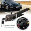 Car Steering Wheel Anti-Theft Lock((Black Gold))