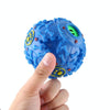 Squeaky Treat Ball Toy for Dogs, Medium 9.2cm, Blue