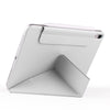 For iPad 10th Gen 10.9 2022 Fixed Buckle Magnetic Deformation Leather Tablet Case(Grey)