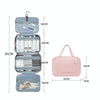 Foldable Travel Waterproof Washing Bag Cosmetic Bag with Hook(Pink)