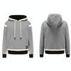 USB Smart Electric Heating Warming Thickened Hooded Sweatshirt, Size: M(Grey)
