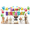 180x90cm Animal Birthday Theme Backdrop Cloth Party Decoration(2023SRB96)