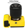 For Sony ILCE-7CM2 / A7C II / A7CR Litchi Texture Soft Silicone Protective Case(Yellow)