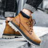 SY-5888 Outdoor Work Shoes Casual Lovers Martin Boots Men Shoes, Size: 47(Khaki)