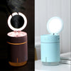 K005 Portable Hydrating LED Fill Light Makeup Mirror USB Mini Humidifier(Pink)