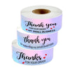 10 Rolls Laser Sticker Baking Sealing Sticker Thank You Gift Decoration Label, Size: 2.5x7.5cm(F154)