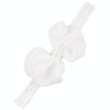 2 PCS Baby Headband Ribbon Chiffon Bow Children Hair Band Headwear(White)