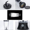 Coffee Milk Shake Electric Stirring Cup Simple Shake Cup, Capacity:350ml(Black)