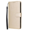 For Samsung Galaxy S25 5G 3-Card Slots Multifunctional Leather Phone Case(Gold)