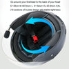 KUQIBAO Motorcycle Smart Bluetooth Sun Protection Double Lens Safety Helmet, Size: M(Matte Black Phantom Fiber)