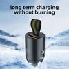 A1 QC 3.0+PD 30W Dual Car Charger Hidden Car Cigarette Lighter Phone Fast Charging Adapter