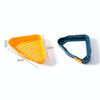 2 PCS Punch-Free Shaped Triangle Rack Bathroom Corner Shelf(Blue)