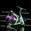 Colorful Metal Fish Line Wheel Long Throw Sea Rod Spinning Wheel, Specification: SK6000
