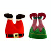 Christmas Ball Dress-Up Pants Leg Shape Hat Party Decoration Supplies(Striped)