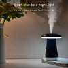 Mushroom Aromatherapy Night Light Bedroom Bedside Sleep Air Humidifier Sleep Aid Lamp Automatic Alcohol Sprayer(Black)