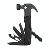 Multifunctional Life-saving Claw Hammer Car Survival Tools Foldable Outdoor Tool Hammer(Black)