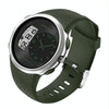 SANDA 763 Men Waterproof Student Watch Explosive Fashion Multi Functional Night light Outdoor Sports Personality Electronic Wrist Watch(Green)