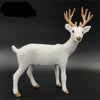Simulation Deer Home Ornaments Plush Christmas Deer Doll Holiday Decorations, Size:15x15cm, Specification:Twist Head