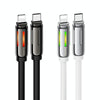 hoco U136 USB-C / Type-C to 8 Pin Prize PD Charging Data Cable, Length:1.2m(Black)