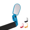 2 Pairs Adjustable Bicycle Flat Rearview Mirror Cycling Accessories(Blue)