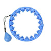 Weighted Fitness Hoop Abdomen Circle, Specification: 19 Knots (Blue)