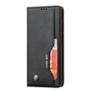 For Samsung Galaxy S25+ 5G Knead Skin Texture Flip Leather Phone Case(Black)