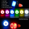 ESLNF Bike Handlebar Light LED Bicycle Turn Signal Cycling Light Waterproof Safety Warning Indicator Lamp, Style: With Tools