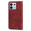 For Xiaomi Redmi Note 13 Pro 4G Frosted Business Magnetic Horizontal Flip PU Phone Case(Brown)
