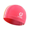 1101 Middle Age Children Deepen Summer Sun Protection Swimming Caps(Pink)