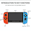 X19 Plus 5.1 inch Screen Handheld Game Console 8G Memory Support TF Card Expansion & AV Output(Red)