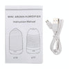5W Bulb Shape Mini Humidifier with Colorful Light, Capacity: 50ml, DC 5V(White)
