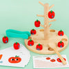 Wooden Toys For Children Early Education Mathematics Cognitive(Apple Picking)