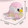 244pcs No.8917 Children Educational Assembly Bird Model Building Blocks Toys