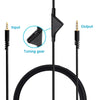 ZS0175 For Logitech Astro A10 / A40 / A30 3.5mm Male to Male Volume Adjustable Earphone Audio Cable, Cable Length: 2m