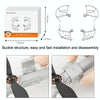 Sunnylife MM3-KC407 For Mini 3 Pro Propeller Blades Anti-Collision Protection Ring(Light Grey)