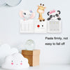 5sheets Cartoon Animal Switch Sticker Children Room Decoration(As Show)