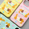 For iPhone 11 Pro Max Skin Feeling Jelly TPU Hybrid PC Phone Case(Daze Cat Yellow)