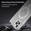 For iPhone 12 Pro MagSafe Frosted Translucent TPU + PC Full Coverage Phone Case(White)