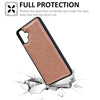 For Samsung Galaxy A06 Cowhide Texture Back Cover Phone Case(Rose Gold)