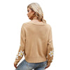Autumn and Winter Female Knitted Cardigan College Style Sweater Jacket, Size: XL(Grey)