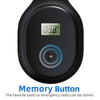 A8 Charging Version Portable Digital Display FM Headphone(White)