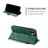 For Samsung Galaxy A36 5G Skin Feel Splicing Leather Phone Case(Green)