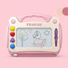 Children Drawing Board Magnetic Writing Board Colorful Baby Doodle Board Toy, Color: Large Pink