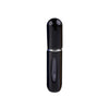 Portable Mini Aluminum Refillable Perfume Bottle Spray Empty Cosmetic Containers Atomizer, Capacity:5ml(Black)